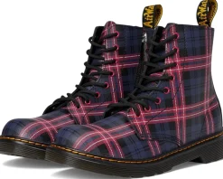 Dr. Martens Kid's Collection Shoes|Shoes<1460 Lace Up Boot Black/Multi