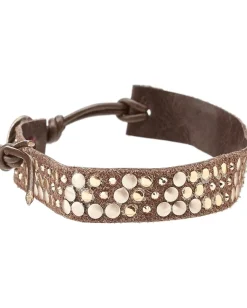 Chan Luu 6" Bracelet Rose Gold/Brown Outlet