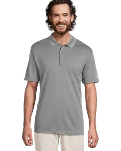 Activewear|adidas Golf adi Performance Short Sleeve Golf Polo Shirt Grey Three