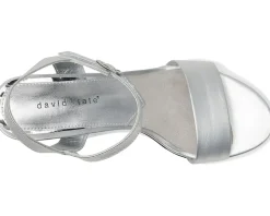 David Tate Heels|Sandals<Ageless Silver Matte