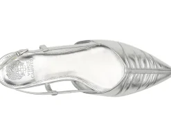 Women Vince Camuto Agnes Bunched Toe Slingback Flat Mules