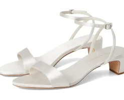 Loeffler Randall Alice Simple Mid-heel Sandals Cream Sale