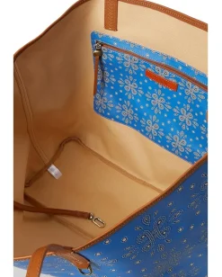 HOBO All That Tote Large Blue Journey Bandana Outlet