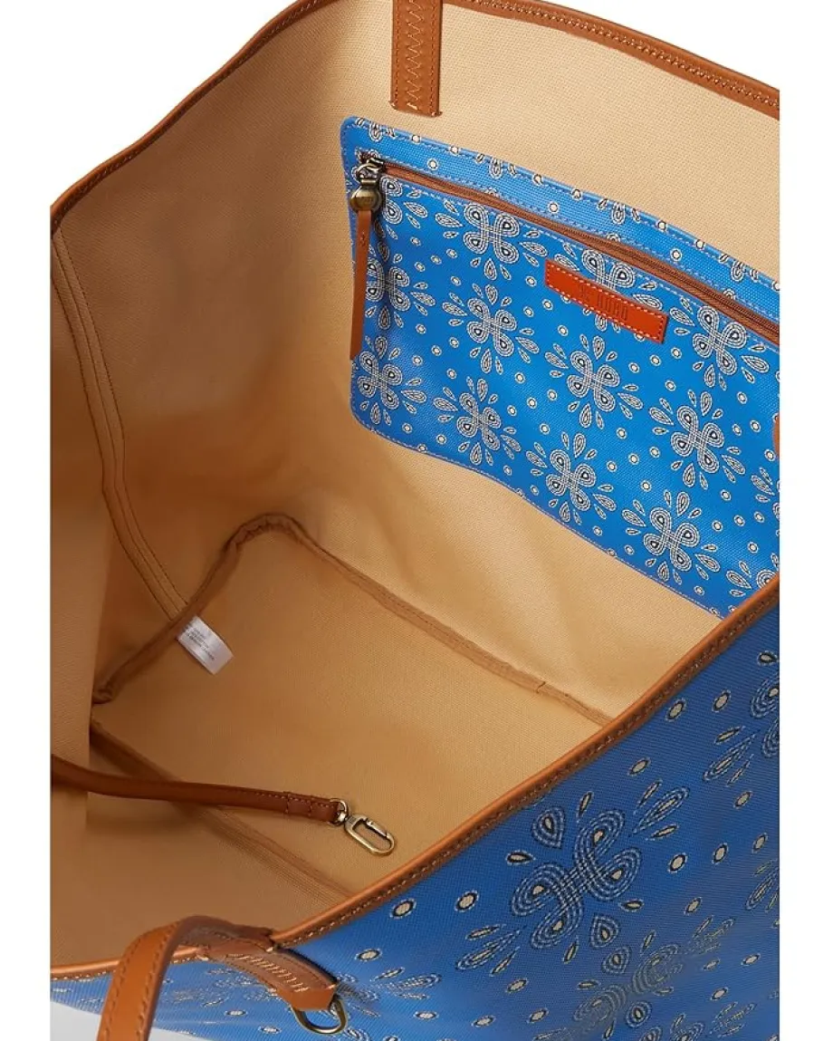 HOBO All That Tote Large Blue Journey Bandana Outlet