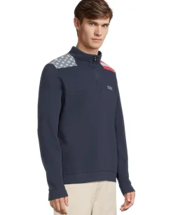 Vineyard Vines Americana Shep Shirt Nautical Navy New