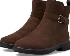 Boots|Boots|ECCO Amsterdam Buckle Ankle Boot Coffee Suede