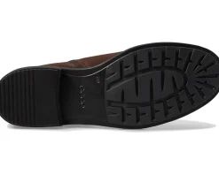 Boots|Boots|ECCO Amsterdam Buckle Ankle Boot Coffee Suede