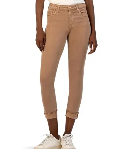 KUT from the Kloth Amy Crop Straight Leg In Cappuccino Sale