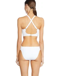Robin Piccone Swimwear|Swimsuits & Cover-Ups<Amy Tab Side Bottoms White