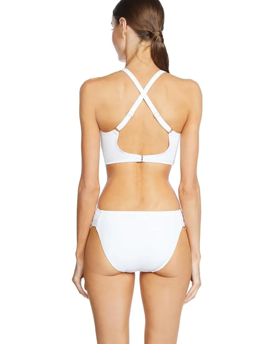 Robin Piccone Swimwear|Swimsuits & Cover-Ups<Amy Tab Side Bottoms White
