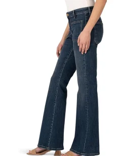 Jeans|KUT from the Kloth Ana Flare With Patch Pockets Reg Hem Deductive
