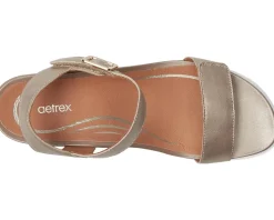 Heels|Sandals|Aetrex Andrea Platinum