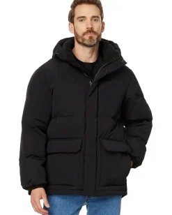 Activewear|Levi's® Arctic Cloth Midlength Hooded Parka Black