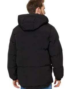 Activewear|Levi's® Arctic Cloth Midlength Hooded Parka Black