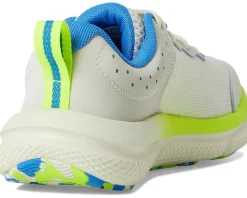 Under Armour Kids Shoes<Assert 10 Sneakers (Big Kid) Summit White/High Vis Yellow/Blue Atlantis
