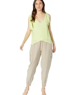 BCBGMAXAZRIA Asymmetrical Cami Citron Hot