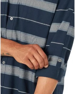 Wrangler ATG Recycled Flannel Shirt Dark Sapphire Clearance