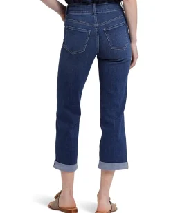 Jeans|NYDJ Bailey Relaxed Straight Crop Jeans in Asturia Shore