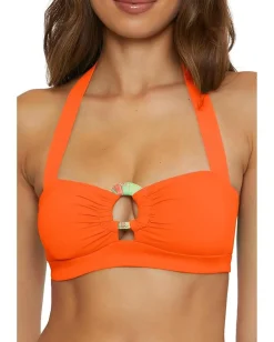 BECCA Activewear|Swimwear<Baja Mar Harmony Bandeau Top Carrot