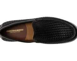 Johnston & Murphy Collection Loafers|Loafers<Baldwin Woven Venetian Driver Black