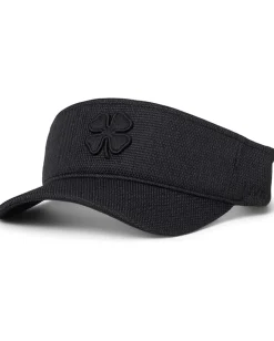 Women Black Clover Bamboo Visor 2 Adjustable