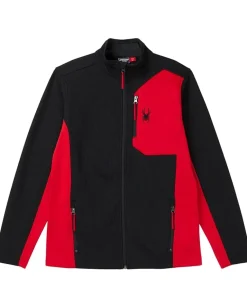 Spyder Kids Bandit Jacket (Little Kid/Big Kid) Black/Red