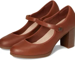 Clarks Bayla Lily Tan Leather Clearance