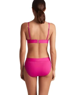 Lauren Ralph Lauren Beach Club Solids Triangle V-Neck Bikini Top Freesia New