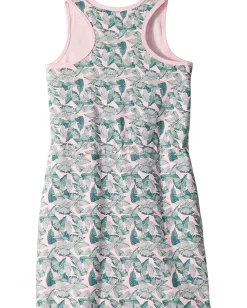 Clothing|Toobydoo Beach Dress (Toddler/Little Kids/Big Kids) Palm Leaf Print