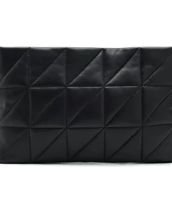 AllSaints Handbags|Handbags<Bettina Quilt Clutch Black 1