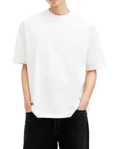 Activewear|T-Shirts|AllSaints Biggy Short Sleeve Crew Optic White