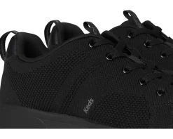 Keds Bliss Walk Lace-Up Black/Black Knit Clearance