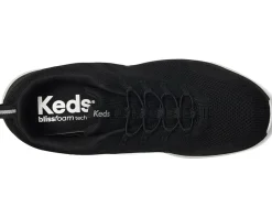 Keds BlissWalk Slip-On Black/White Knit