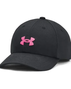 Under Armour Blitzing Hat Adjustable (Little Kids/Big Kids) Black/Rebel Pink New