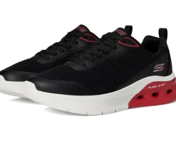 BOBS from SKECHERS Bobs Glide Step Arc Waves 2.0 - Class Rank Black/White/Red Best