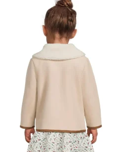 Janie and Jack Clothing<Bonded Sherpa Coat (Infant) Khaki