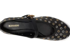 Bernardo Flats<Borden Grommet Black