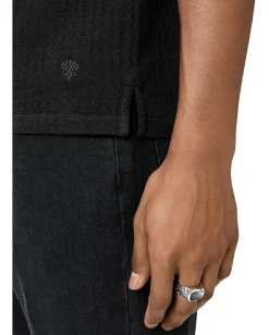 Activewear|T-Shirts|John Varvatos Brasse Crew K7009W25 Black