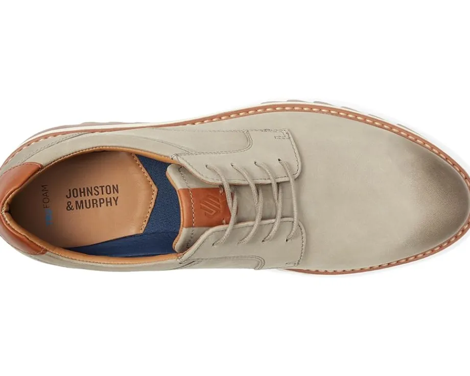 Johnston & Murphy Oxfords|Oxfords<Braydon Plain Toe Grey