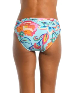 La Blanca Swimwear|Swimsuits & Cover-Ups<Breezy Beauty Shirred Band Hipster Multi