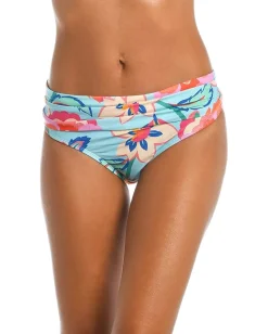 La Blanca Swimwear|Swimsuits & Cover-Ups<Breezy Beauty Shirred Band Hipster Multi