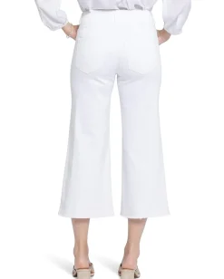 NYDJ Brigitte Wide Leg Optic White Discount