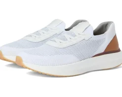 Johnston & Murphy Collection Briley Knit Jogger White Knit Hot