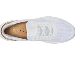 Johnston & Murphy Collection Briley Knit Jogger White Knit Hot