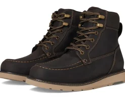 Boots|Dunham Brisco Dark Brown Leather