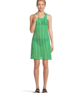 BECCA Cabo High Neck Dress Emerald Discount