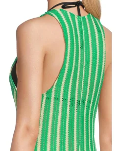 BECCA Cabo High Neck Dress Emerald Discount