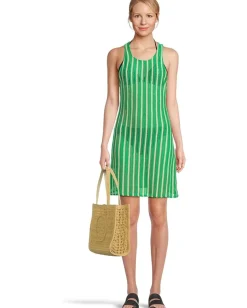 BECCA Cabo High Neck Dress Emerald Discount