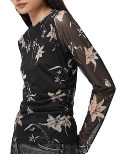 Women AllSaints Caia Mesh Top