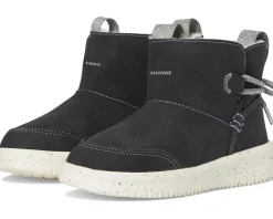 Hey Dude Kids Camden Bow Boots Cozy (Toddler) Black Hot